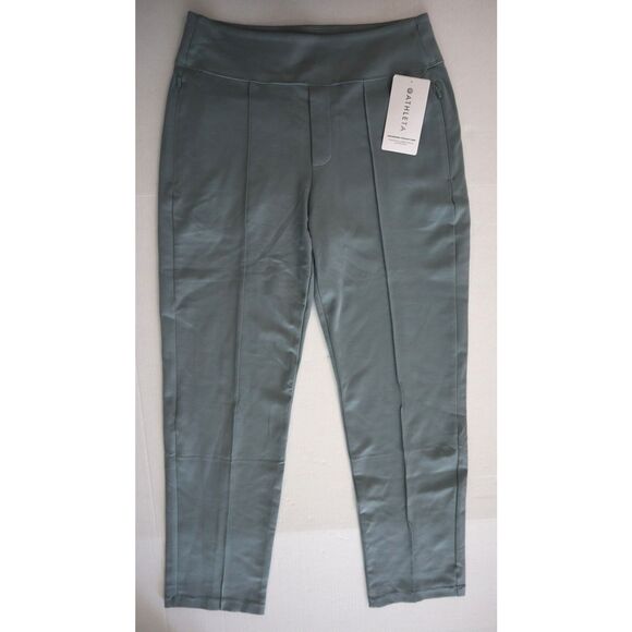 Athleta 988039-012 Women's Sz 10 Sage Green Eastbound Straight Leg Pants - Picture 1 of 9